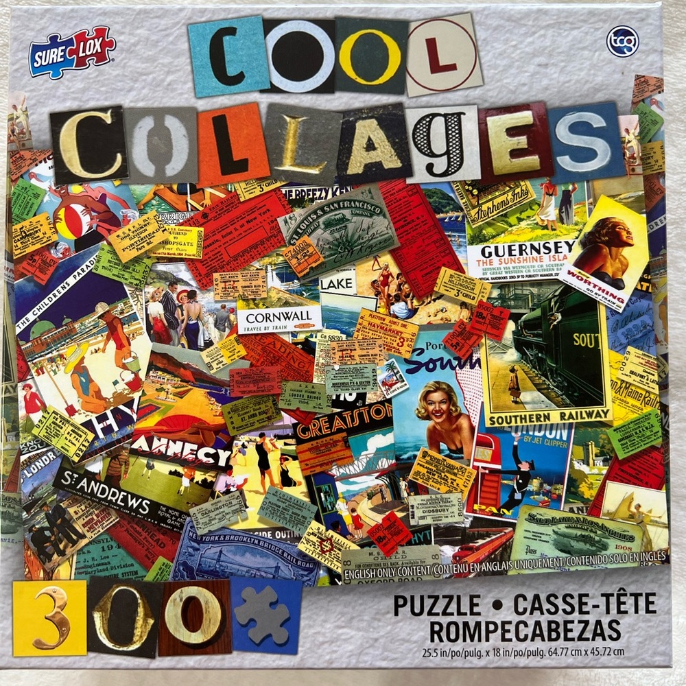 300 Piece Cool Collages Puzzle